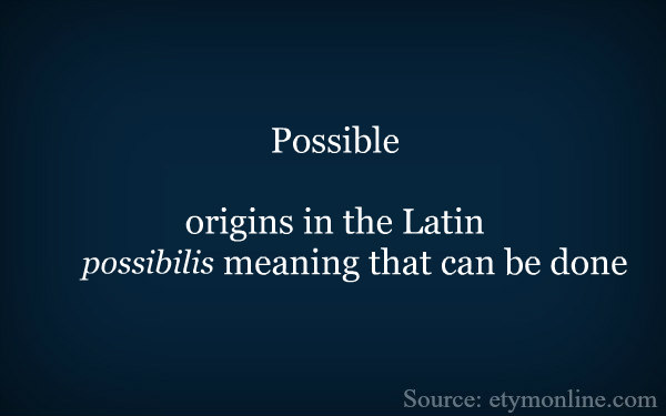 Possible etymology